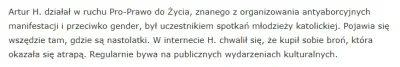 saakaszi - Pan Artur H. gdy był działaczem fundacji Pro - Prawo do życia ( to ta od a...