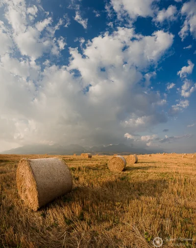 KamilZmc - Koniec żniw pod Tatrami.
Panorama złożona z 6 poziomych ekspozycji.
Niko...