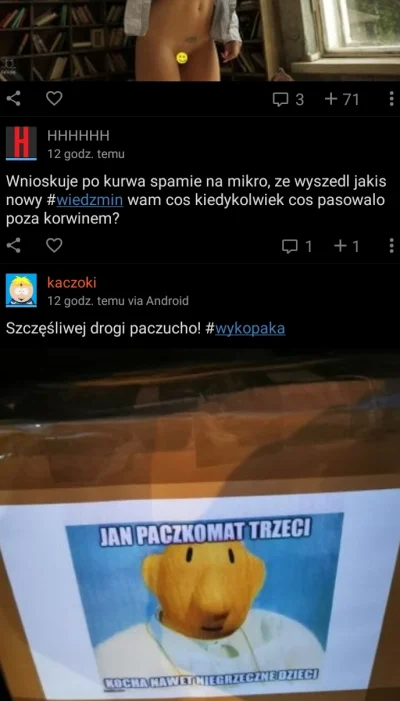 KrwawyPacyfista - Przekonałem mirko o 12 godzin 

A.ty co dziś zrobiłaś