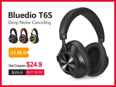 duxrm - Bluedio T6S Bluetooth Headphones
Kupon 5/5$
Kupon 3/20$ ---> http://ali.pub...