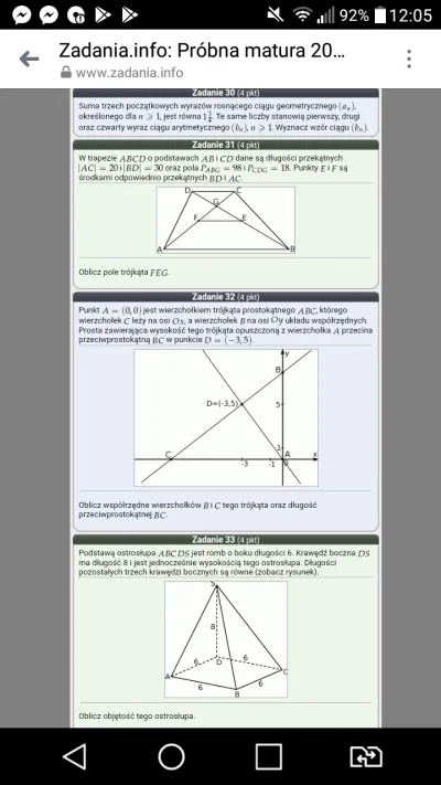 iwas_55 - Dobra..jeszcze te 4 zadanka. Blagam o pomoc #matematyka #matura