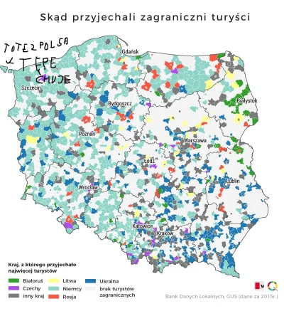 WilecSrylec - Skąd do Polski przyjeżdzają turyści?
Poprawiam wiedzę geograficzną na ...
