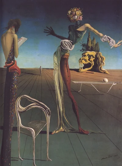 inercja - Salvador Dali, Woman with a Head of Roses, 1935

#sztukainercji