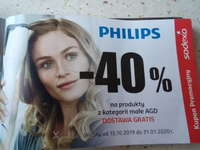 Berkel_88 - Chce ktoś kody rabatowe 40% na małe AGD marki Philips? Mam takie do końca...