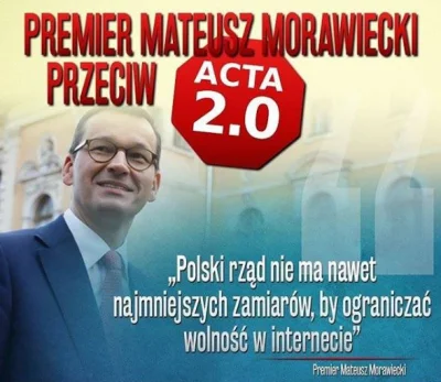 moby22 - Media o ACTA2: Morawiecki dostał mocne ostrzeżenie ws. cenzury w internecie!...