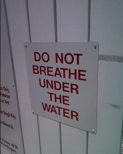 jednorazowka - Zakaz oddychania pod wodą

#oddychanie #woda