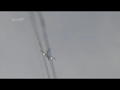 60groszyzawpis - Rosyjskie Su-25 w trakcie bombardowania Lataminy w północnej Hamie
...