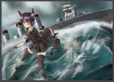 BlackReven - #randomanimeshit #gamyuu #kantaicollection #tenryuu 

Tenryuu OP ( ͡º ...