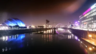 nacosiegapisz - Glasgow nocą... #fotografia #szkocja