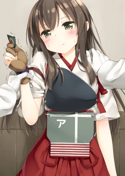 z.....s - #randomanimeshit #kantaicollection #akagi 
#peko 
"Reppuu? No, I don't kno...