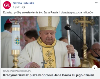 bioslawek - Kardynał Dziwisz w obronie Jana Pawła II przed zarzutem tuszowania pedofi...