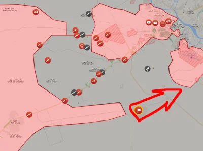 Marcins77 - Jak tak dalej pójdzie to do lotniska dotrą szybciej.
#syria #mapymilitar...