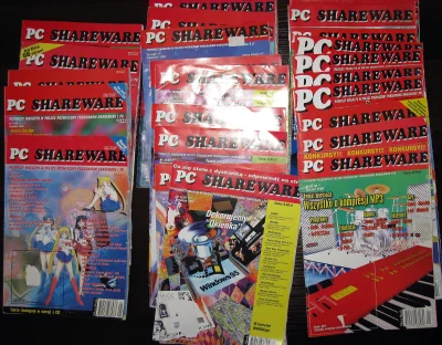 D.....a - Mirki, kilkadziesiąt egzemplarzy #pcshareware z lat 96-98 pójdzie w tym tyg...