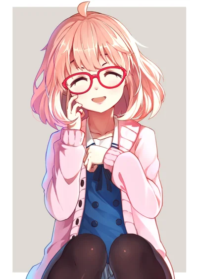 Azur88 - #randomanimeshit #kyoukainokanata #kuriyamamirai #shorthair #pinkhair #rajst...