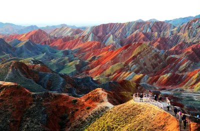 BlaziuBlaz - Oto piękne piaskowce w chińskim Narodowym Parku Geologicznym Zhangye Dan...