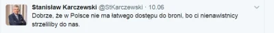 dzikiknur - Taka ciekawostka o stosunku obecnej władzy do posiadania broni przez obyw...