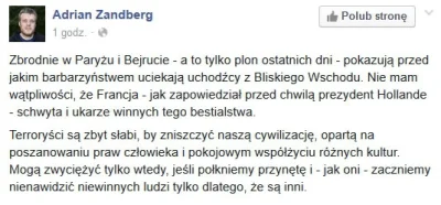 k.....k - Zgadzam się z Zandbergiem, dobry post. 

#zandberg #partiarazem #imigranc...