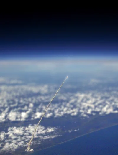etiopia - Start rakiety widziany z atmosfery.

#kosmos #ciekawostki