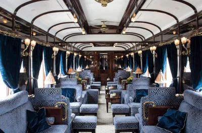 P.....o - Orient Express – luksusowy pociąg pasażerski, który kursował w ramach dział...