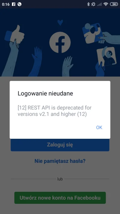 Ralfralf - #facebook #kiciochpyta 
Ktoś wie o co chodzi? System android 7.1.2, telef...