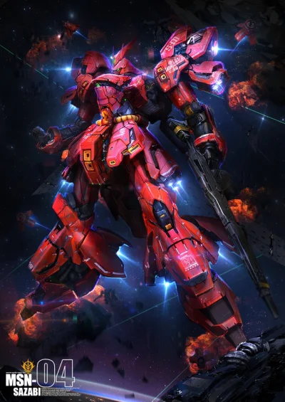 n.....S - #randomanimeshit #mechy #gundam #gundamcharscounterattack #sazabi #siegzeon...