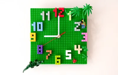 progressbar - taki oto zegar z klocków Lego nam powstał, długo o nim myśleliśmy, a wy...