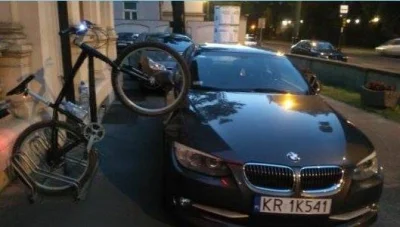 demoos - A #rower w #krakow parkuje się tak
xD