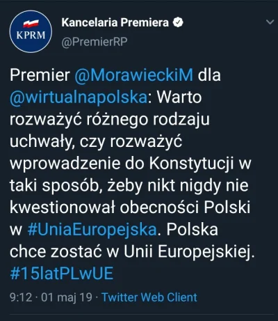 g.....i - Wszystko po to aby do wyjścia z UE potrzebna była większość konstytucyjna i...