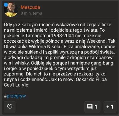 R.....r - To już wyższy lvl halucynacji z nieporuchania xD Obecnie najlepsza rozrywka...