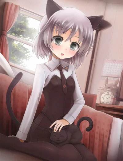 E.....a - #randomanimeshit #sanyavlitvyak #strikewitches #neko #sunimu
Poważne pytan...