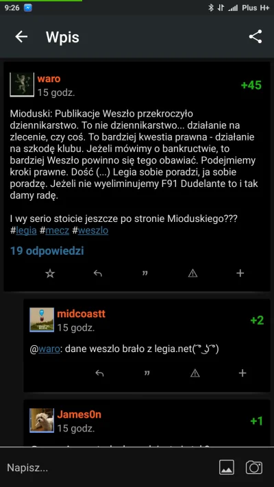 marcelus - Jedna sprawa to że Legia jest w opłakanym stanie i pytanie na ile w tym wi...