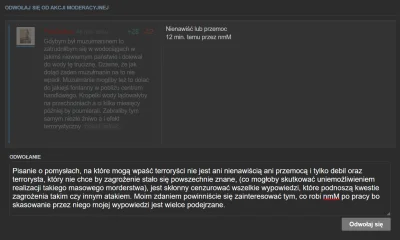PanDzikus - Moderacja skasowała mają wypowiedź na temat zagrożenia atakiem przy użyci...