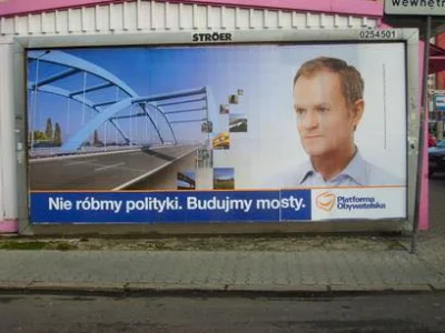 LaPetit - > Nie róbmy polityki, budujmy mosty.
 D.Tusk
( ͡° ͜ʖ ͡°)

#heheszki #mos...