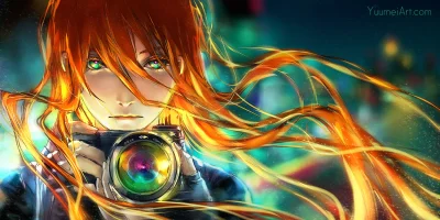 FuzzyWuzzy_ - #randomanimeshit #originalcharacter #orangehair #greeneyes #animeart #p...