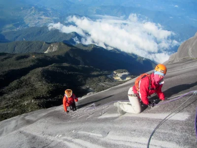 kotbehemoth - Via ferrata na górze Kinabalu w Malezji. Najwyższa via ferrata na świec...