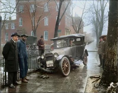 enforcer - Zdjęcie z 1921r. zrekonstruowane kolorem.