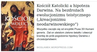 bioslawek - Kościół Katolicki a hipoteza Darwina


TUTAJ jest cały artykuł: https:...