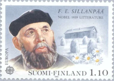 johanlaidoner - F. E. Sillanpää- fiński pisarz, laureat Nagrody Nobla, na fińskim zna...