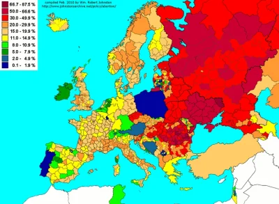 noekid - Procent przerwanych ciąż w #europa . #pewniebylo . Dla mnie trochę chore, że...