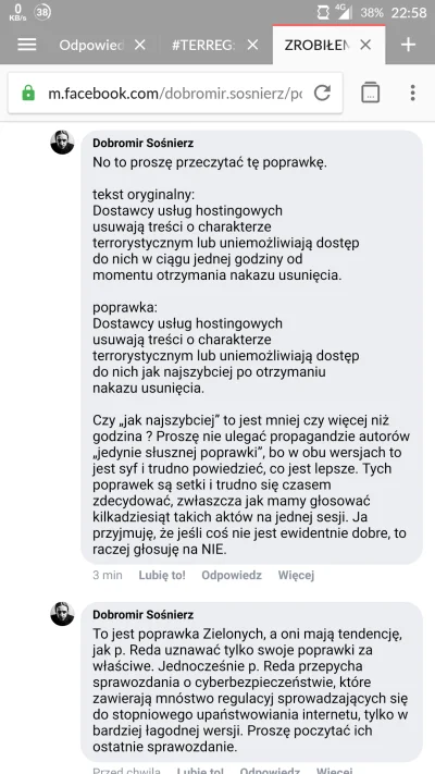 paul43 - @moby22 Wg Pana Sośnierza ta poprawka zmienia tą "1h" w "jak najszybciej". N...