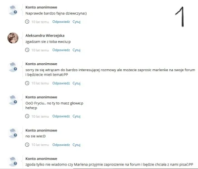 Kamelajna - Załączam screeny z forum klasowego Lady Marlenki @Apox to chyba Ty o nie ...