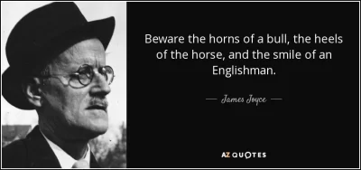 vendaval - Strzeż się rogów byka, końskich kopyt i uśmiechu Anglika - James Joyce