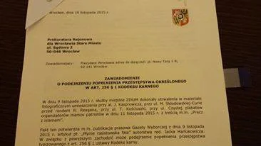 mroz3 - Prezydent Wrocławia Rafał Dutkiewicz

Dziś złożyłem zawiadomienie o podejrz...