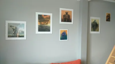 xortis - Ściana Beksinskiego w moim pokoju #czujedobrzeczlowiek #beks #beksinski #szt...