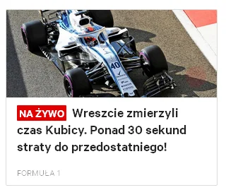mrbarry - gazeta.pl nie lepsza. Idealny clickbajt na hejtowanie dla januszy F1. 

...