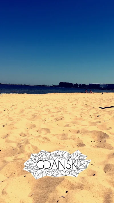 A.....a - Pozdrowienia z plaży #gdansk #trojmiasto #morze #polskiemorze