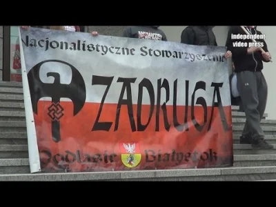 A.....o - Manifestacja przeciwko imigrantom w Polsce zorganizowana przez NS Zadruga -...