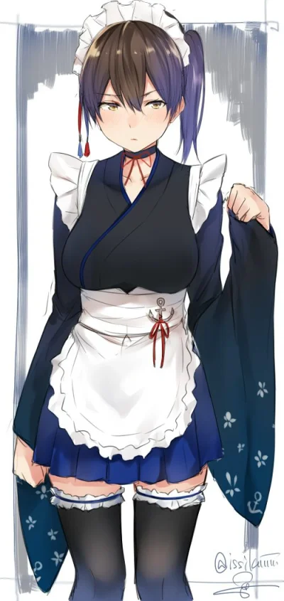 Banri - #randomanimeshit #kantaicollection #maid #kaga #zakolanowkianime #Isshiki