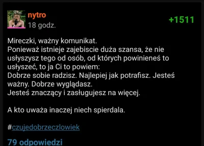 TadzioNorek - Co to za wysryw takich wpisów teraz? Czemu ma to służyć? zwyczajne podb...