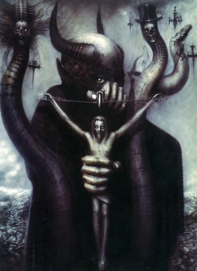 madtrexx - By HR Giger. Used by Celtic Frost as album cover for To Mega Therion.



#...